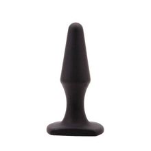 Чёрная анальная втулка Sex Expert - 10,5 см. Черный
