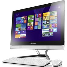 Моноблок Lenovo IdeaCentre C50-30 White Intel Pentium 3805U 1900MHz 4Gb DDR3 500Gb Intel HD Graphics DVD-RW 23" 1920x1080 Free Dos Мышь и Клавиатура проводные Белый White