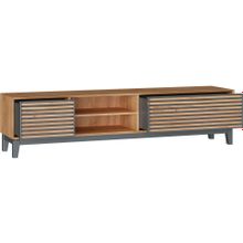 Алмаз. Любимый дом Бард Тумба ТВ (Дуб Золотой Оникс Серый)