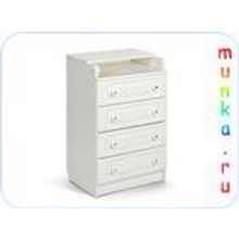 Детский пеленальный комод Мебеком (60 4-ящика)