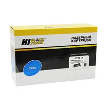 Картридж Hi-Black (HB-Q7581A) для HP CLJ 3800 CP3505 Canon MF8450, Восстановленный, C, 6K