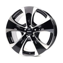 Колесные диски Alutec Dynamite 8,5R18 5*120 ET45 d76,1 Diamond Black Front Polished [DY85845B93-1]