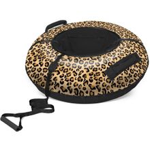 Тюбинг 95см с камерой Nika Kids (низ-ПВХ, верх-ткань)(леопард) (ТБ2К-95)