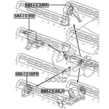 Подушка Двигателя Мт | Перед Прав Лев | Mitsubishi Lancer Lancer Cedia Cs Ct# 2000.03-2009.08 [Jpn] Febest арт. MMCS3MFR