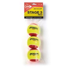 Мяч теннисный Dunlop Stage 3 (RED) 3B арт.605053 уп.3 шт