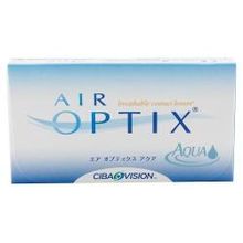 Контактные линзы Alcon Air Optix Aqua, 3 шт, R: 8.6, D: -3