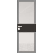  Двери ProfilDoors Модель 5 AGK Стекло Планибель б.цв., серый прокрас