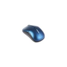 мышь Rapoo 1090p, беспроводная оптическая, 1000dpi, USB, black-blue, черно-синяя