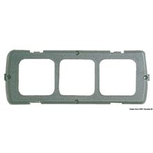 Osculati Triple mounting kit dark grey, 14.659.02