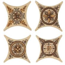 Керамическая плитка Azulev Octogonal Estrella Chelsea Beige микс из 4 шт вставка 6,7х6,7