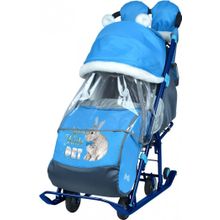НИКА Cанки-коляска НИКА ДЕТЯМ 7-2 Rabbit василек