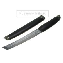 Нож Самурай (сталь ХВ5), граб, литье, деревянные ножны