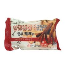 Мыло-скраб парфюмированное с красным женьшенем Juno Lovelybebe Perfume Peeling Soap Red Ginseng 120г
