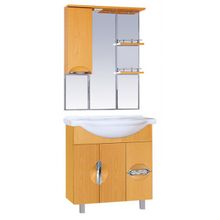 Misty Зеркальный шкаф Глория 75 L бук