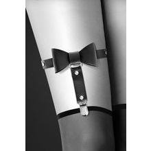 Bijoux Pour Toi Подвязка с черным бантиком GARTER WITH BOW (S-M-L   черный)