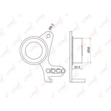 Ролик Натяжной Ремня Грм Hyundai Galloper I-Ii 2.5d 91-03   H-1 Starex 2.5d 97-04   H100 2.5d 93-00   Porter 2.5d 94-04   Terracan 2.5d 01-06, Mitsubishi L200 2.5d 86-07   L300 2.3d-2.5d 96>   L400 2.5d 95-05   Pajero I-Iii 2.5d 90-06   Pajero Sport 2.5d 