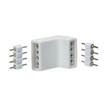 Paulmann. 70334 Угловой коннектор YourLED Edge-Connector 4er-Pack Ws Sz