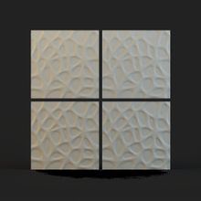Стеновая гипсовая 3D панель – Паутина, 500х500mm