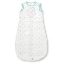 SwaddleDesigns zzZipMe Sack 3-6M Flannel SC ST Little Dot