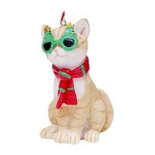 Magic-Time Украшение новогоднее подвесное Кот в шарфике (41952)