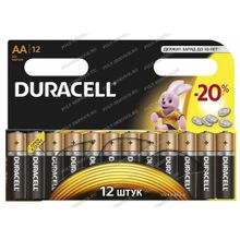 Батарейка Duracell LR06 (AA) (1,5V) alkaline BL12