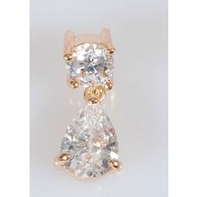 Кулон с хрусталём "Капля"