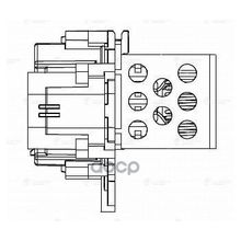 Резистор Э Вент. Охл. Для А М Peugeot 307 (00-) 308 (07-) Citroen C4 (04-) Citroen C4 Berlingo 06-> LUZAR арт. LFR20308