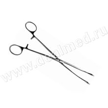 Корнцанг изогнутый  для детей, 228 мм, ПТО Медтехника, Россия