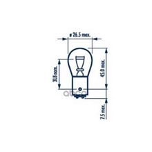 Лампа P21 5w 24v Bay15d P21 5w 24v Bay15d Narva арт. 17925