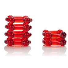 California Exotic Novelties Набор из двух красных эрекционных колец COLT Enhancer Rings (красный)