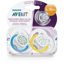 AVENT AVENT SCF180 27 Philips Пустышка силиконовая 6-18мес 2шт SCF180 27