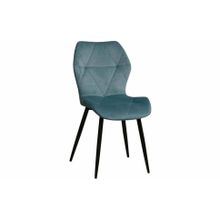 Олмеко Стул Дора черный тенерифе дасти блю