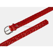 Плетеный ремень AT30-124 красный