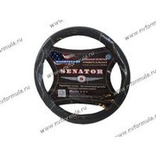 Оплетка на руль Azard Senator Washington M d-38см серая
