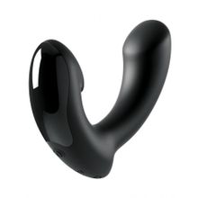 Черный вибромассажер простаты Ultimate Silicone P-Spot Massager (236495)