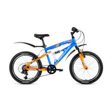 Горный (MTB) велосипед FORWARD Benfica 20 синий желтый 14" рама (2018)