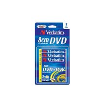 Диски DVD+RW Verbatim 1,46Gb 4x 8cm Blister pack (3шт) 43594