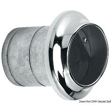Osculati Exhaust pipe AISI316 mirror polished Ø 125 mm, 51.384.10