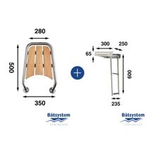Batsystem Носовой комплект Batsystem MP55 + BKT72-250 из бушприт-площадки и трапа