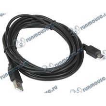 Кабель USB2.0 соединительный USB A-miniB Telecom "TC6911BK" (3.0м) [136433]