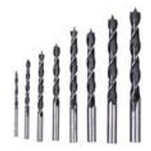 Набор сверл по дереву с М-образной заточкой  Ф 4-5-6-8-10 мм