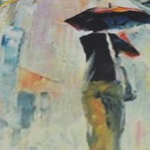 Ame Yoke Зонт женский Акварель