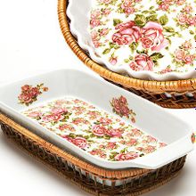24804 Форма для запекания 1,5л 35х5см РОЗЫ МВ(х8)