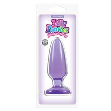 Фиолетовая средняя анальная пробка Jelly Rancher Pleasure Plug Medium - 12,7 см. Фиолетовый