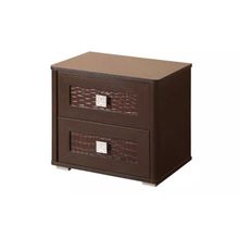 Олмеко Тумба прикроватная 06.285 Мона венге крокодил коричневый ID - 312718