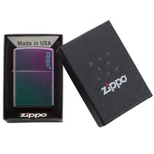 Зажигалка фиолетовая матовая Zippo Classic с покрытием Iridescent