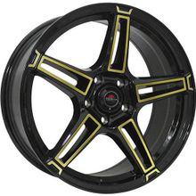 Колесный диск YOKATTA MODEL-35 8x18 5x112 D66,6 ET39 bk+y
