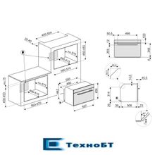 Встраиваемая микроволновая печь Smeg SF4101MS1