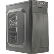 Корпус   Miditower Exegate   AB-222    Black  ATX  500W (24+4пин)