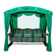 Садовые качели ЭЛИТ ЛЮКС (зеленые)